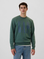 Gap Green Logo Crew Neck Jumper - Image 1 of 4