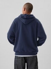 Blau - Gap – Heritage – schwerer Hoodie mit Logo - Bild 2 von 4