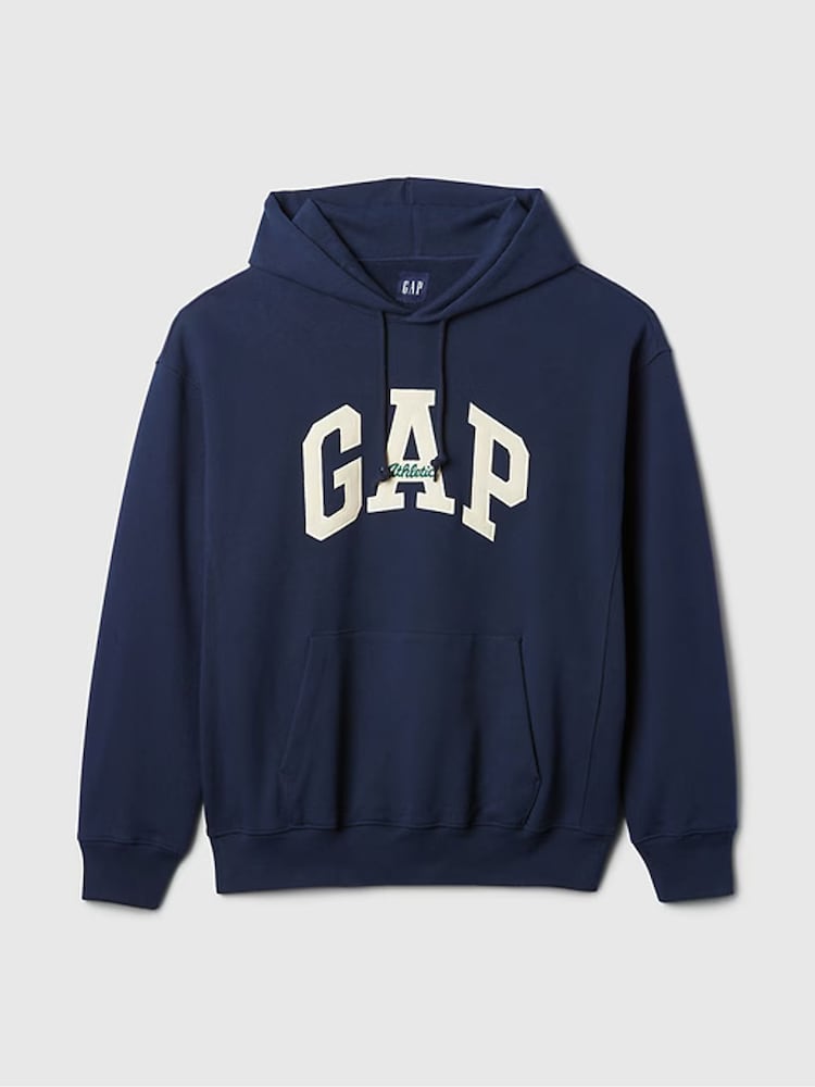 Blau - Gap – Heritage – schwerer Hoodie mit Logo - Bild 4 von 4