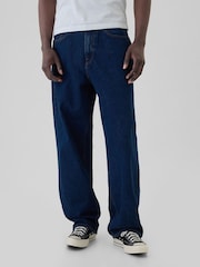 Gap Dark Wash Blue Loose Fit Baggy Jeans - Image 1 of 6