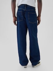 Gap Dark Wash Blue Loose Fit Baggy Jeans - Image 2 of 6