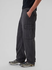 Gap Black Baggy Cargo Jeans - Image 4 of 5