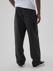 Gap Black Loose Fit Baggy Jeans - Image 3 of 6