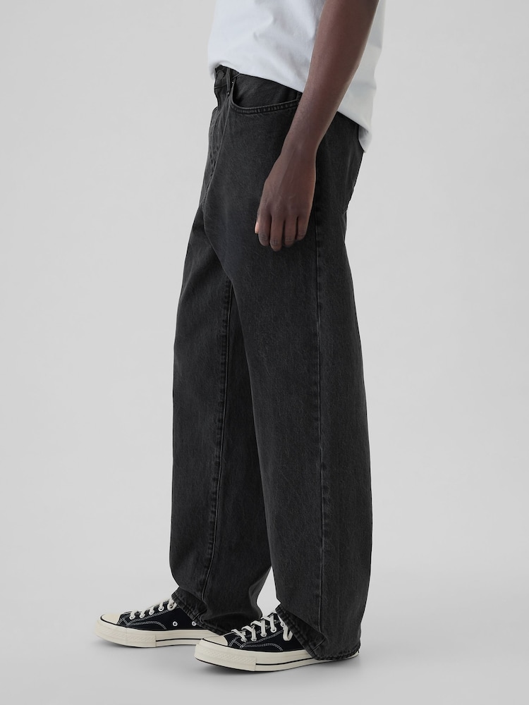 Gap Black Loose Fit Baggy Jeans - Image 4 of 6