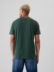 Gap Green Everyday Athletic Graphic 100% Cotton Short Sleeve T-Shirt - Image 2 of 4