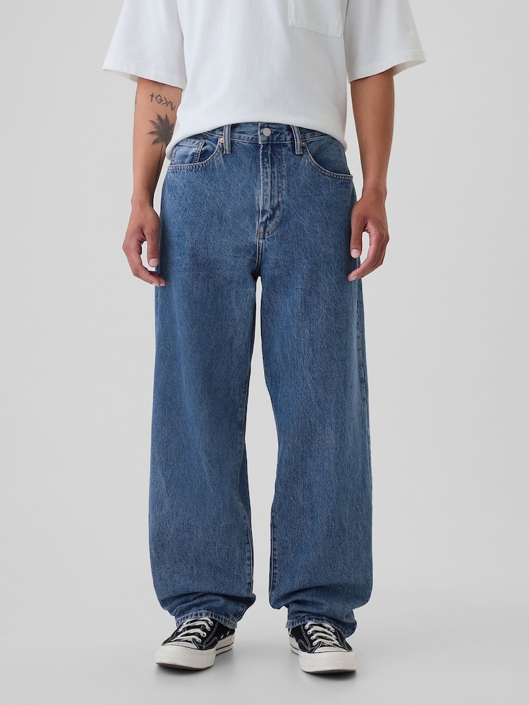 Gap Blue Loose Fit Baggy Jeans - Image 2 of 6