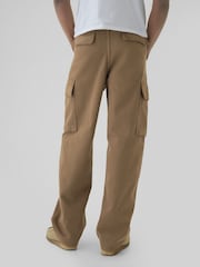 Gap Beige Baggy Cargo Jeans - Image 3 of 5