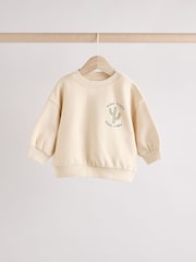 Rayas neutras - Baby Sweatshirt and Shorts Set - Imagen 7 de 14
