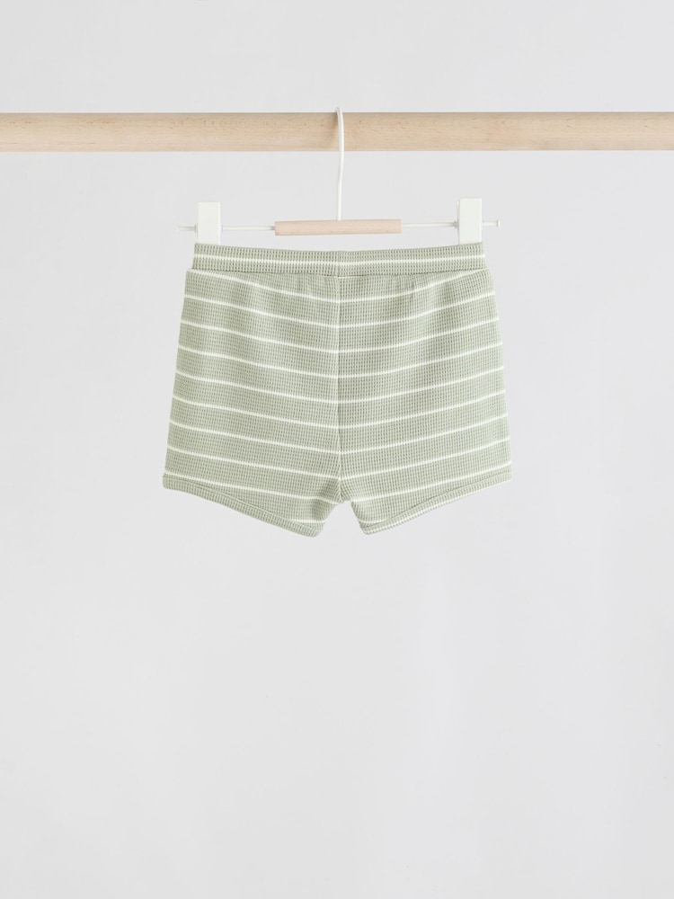 Sage Green Baby Top and Shorts Set - Image 6 of 13