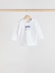 Blue Dino Baby Tops and Leggings 6 Piece Set - Image 2 of 16
