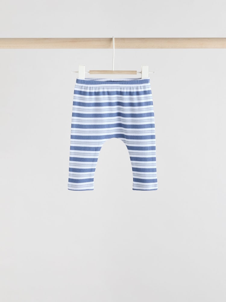 Blue Dino Baby Tops and Leggings 6 Piece Set - Image 4 of 16