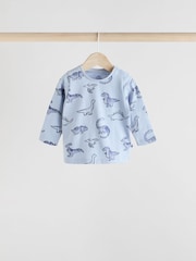 Blue Dino Baby Tops and Leggings 6 Piece Set - Image 8 of 16