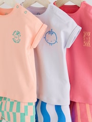Bright Fruit Baby Tops and Shorts Set 6 Piece - Image 13 of 16