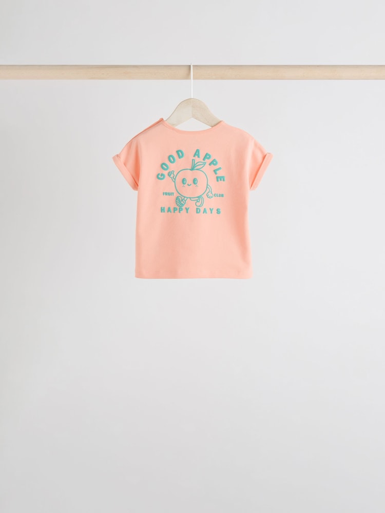 Bright Fruit Baby Tops and Shorts Set 6 Piece - Image 4 of 16