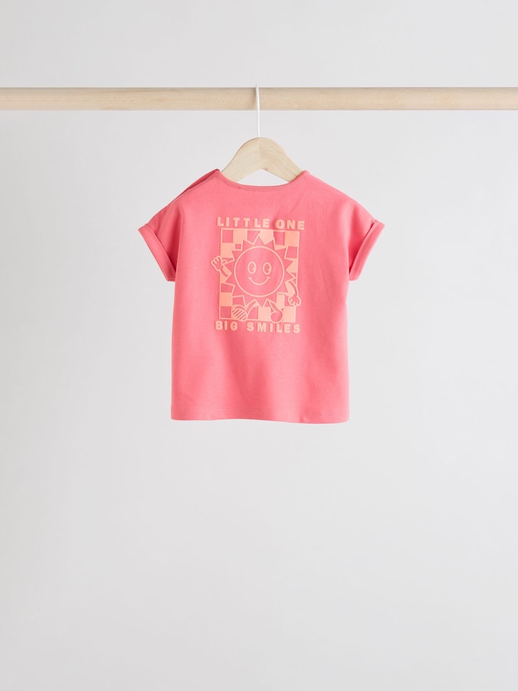 Bright Fruit Baby Tops and Shorts Set 6 Piece - Image 6 of 16
