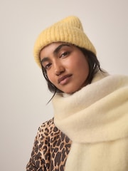 Buttermilk Yellow Knitted Beanie Hat - Image 2 of 9