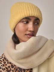 Buttermilk Yellow Knitted Beanie Hat - Image 5 of 9