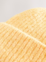 Buttermilk Yellow Knitted Beanie Hat - Image 8 of 9