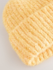 Buttermilk Yellow Knitted Beanie Hat - Image 9 of 9