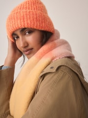 Coral Knitted Beanie Hat - Image 1 of 4