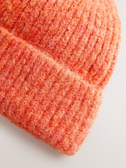 Coral Knitted Beanie Hat - Image 7 of 7
