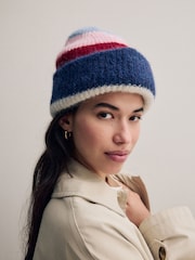 Multi Alpaca Blend Knitted Beanie - Image 1 of 7