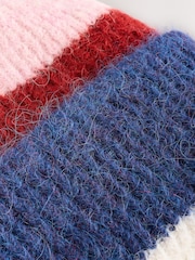 Multi Alpaca Blend Knitted Beanie - Image 6 of 7
