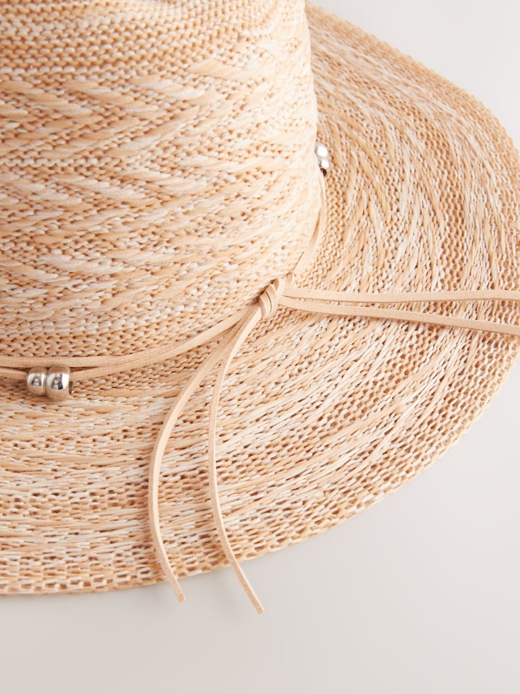 Neutral Packable Western Hat - Image 8 of 9