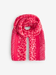 Heart Plisse Lightweight Scarf - Image 7 of 9