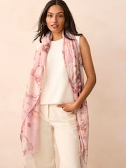 Mármore Pink com folha de ouro - Scarfleve - Imagem 1 de 6