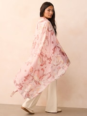 Mármore Pink com folha de ouro - Scarfleve - Imagem 2 de 6