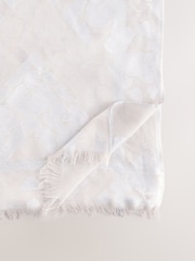 Gris - Fular ligero con efecto devoré y brillo - Imagen 6 de 6
