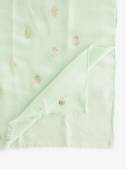Sage Green Foil Foil Lightweight Scarf - Image 8 of 8