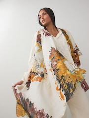 Rust Tie Dye Burst Lightweight Scarf - Image 1 of 7