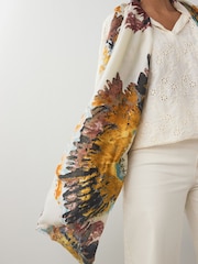 Rust Tie Dye Burst Lightweight Scarf - Image 2 of 7