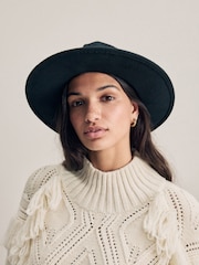 Black Felted Western Hat - Image 1 of 7