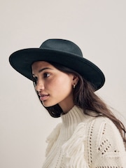 Black Felted Western Hat - Image 3 of 7