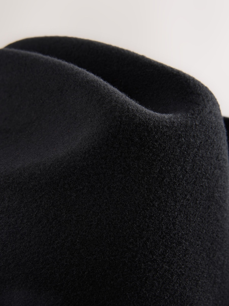 Black Felted Western Hat - Image 7 of 7