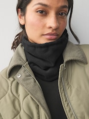 Black Fleece Snood Scarf - Image 3 of 7