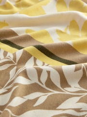 Yellow Floral Midweight Scarf - Image 6 of 6