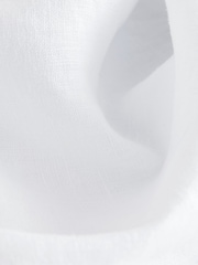 White 100% Linen Jacket - Image 9 of 10