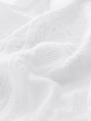 Weiß - Weißer Kimono-Überwurf mit Häkeldesign - Bild 9 von 9