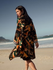 Multi Bright Palm Longline Kimono Cover-Up - Image 2 of 8