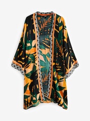 Multi Bright Palm Longline Kimono Cover-Up - Image 6 of 8