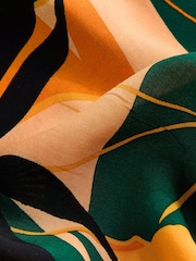 Multi Bright Palm Longline Kimono Cover-Up - Image 7 of 8