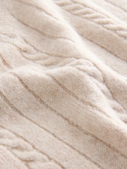 Cream V-Neck Knitted Tank - Image 9 of 9
