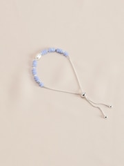 Gold/Silver Semi Precious Stone Pully Bracelet - Image 4 of 8