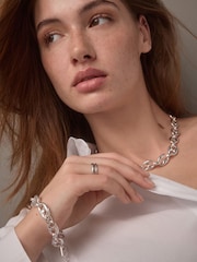 Silver Tone Coffee Bean Bracelet - Image 2 of 7