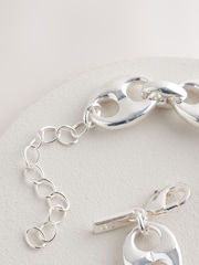 Silver Tone Coffee Bean Bracelet - Image 7 of 7