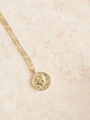 Gold Tone Stainless Steel Zodiac Necklace - Image 13 of 14